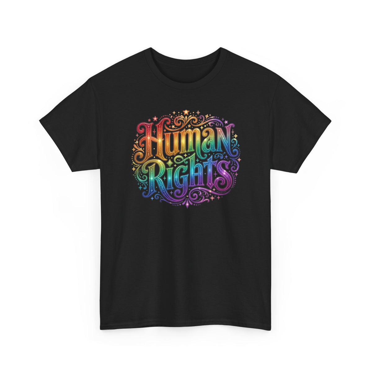 Human Rights Rainbow T-Shirt Equality LGBTQ Pride Alternative Tee