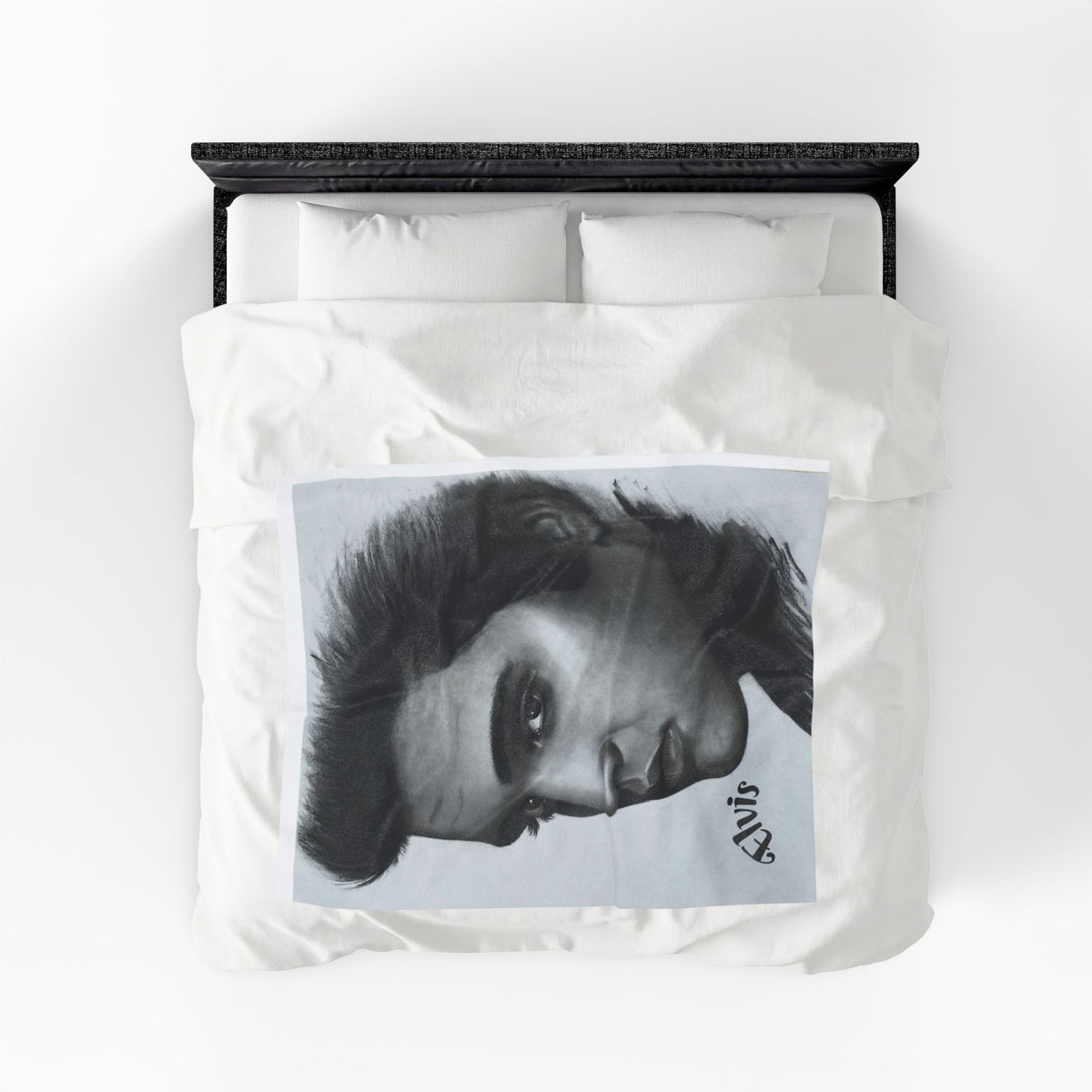 Elvis Velveteen Plush Blanket Music Home Decor