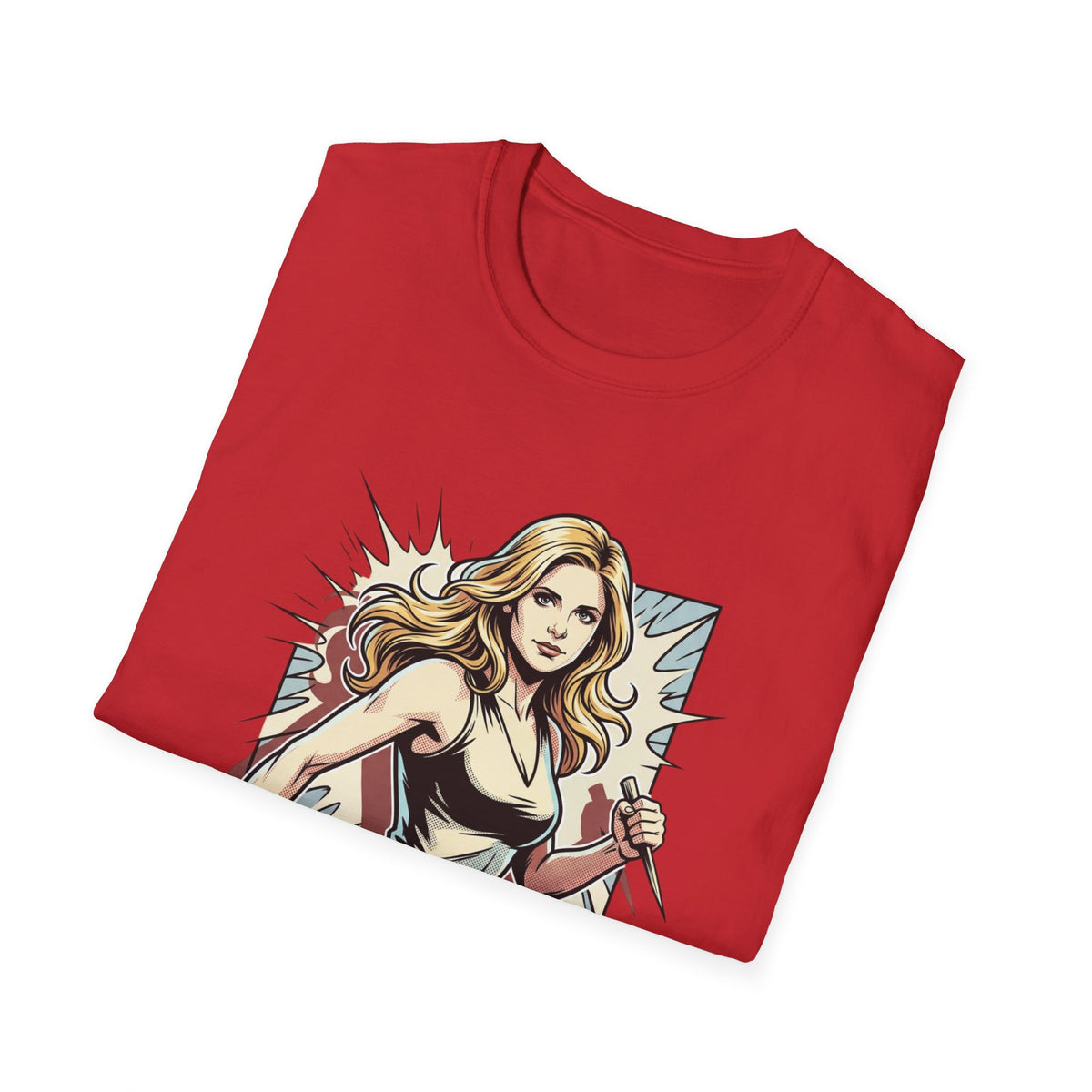 Buffy the Vampire Slayer Comic Style T-Shirt — “Be brave. Live. For me.” Horror