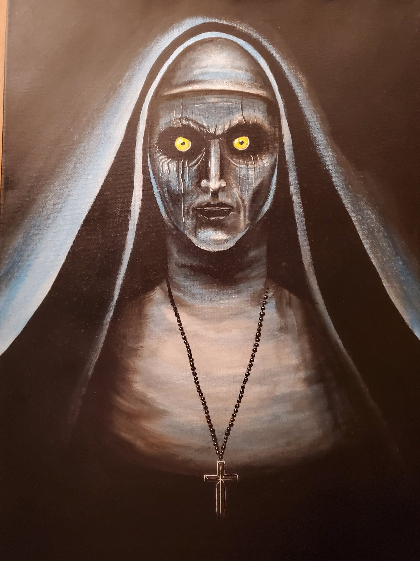 Valek The Nun Canvas Art Wall Hanging Home Decor Horror True Crime