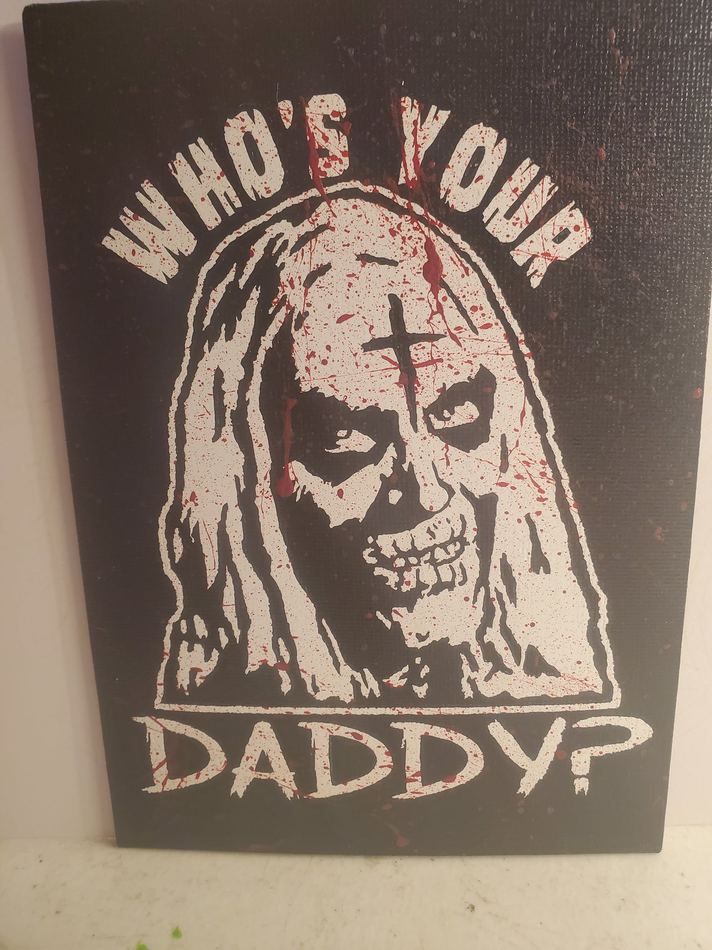 SOLD Otis Who's Your Daddy House 1000 Corpses Canvas Art Wall Hanging Home Decor Horror True Crime