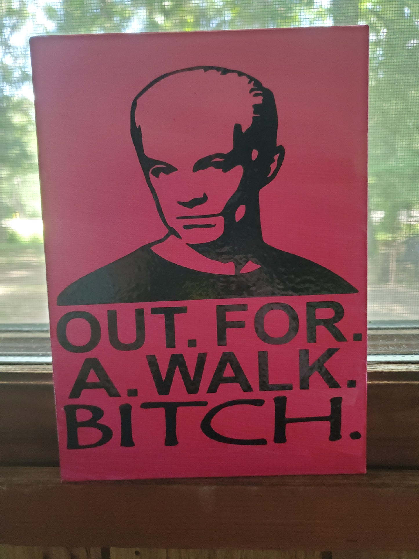 Spike Buffy Walk Bitch Canvas Art Wall Hanging Home Decor Horror True Crime