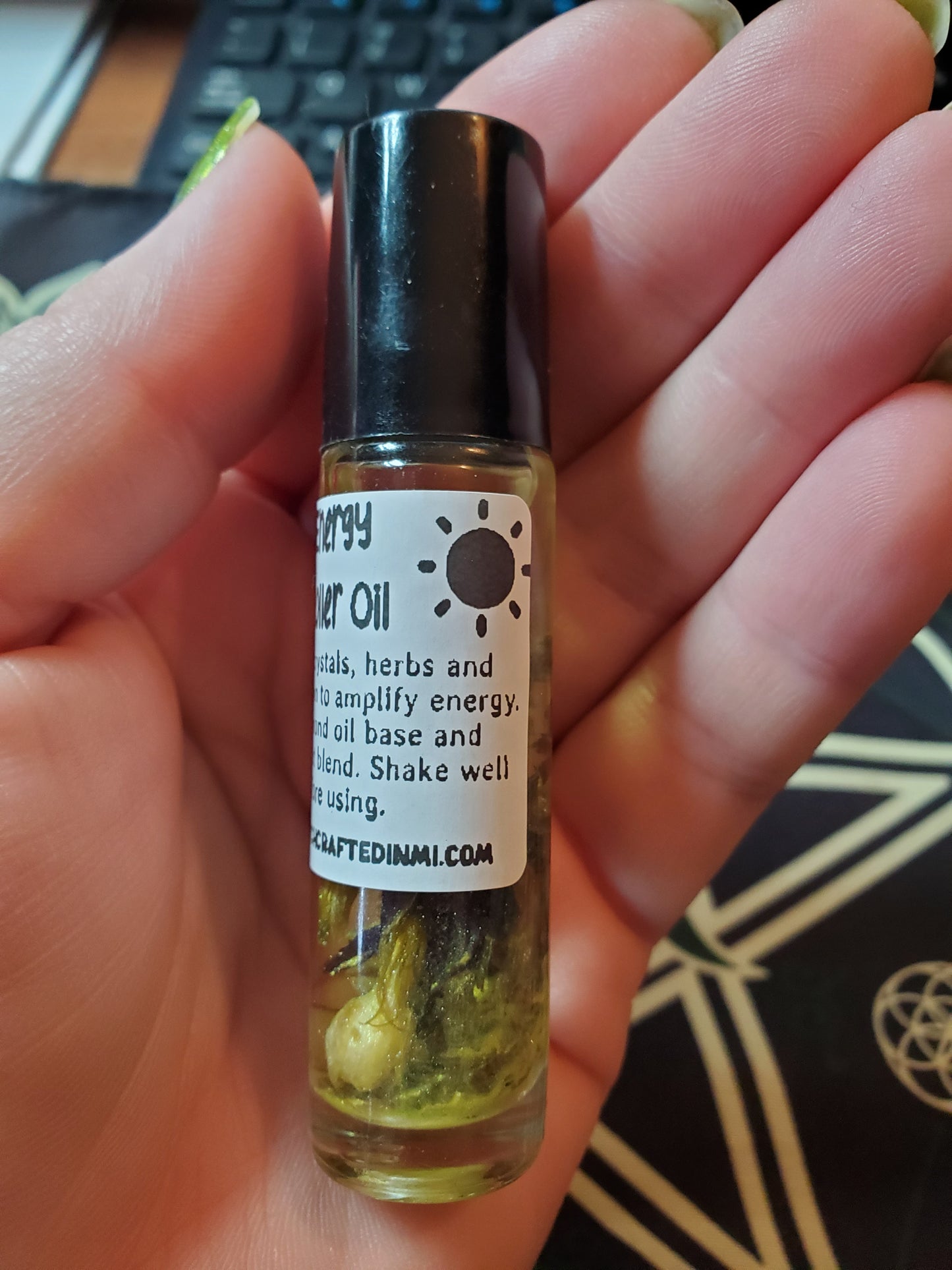 Energy Roller Oil Perfume Holistic Health Beauty Large