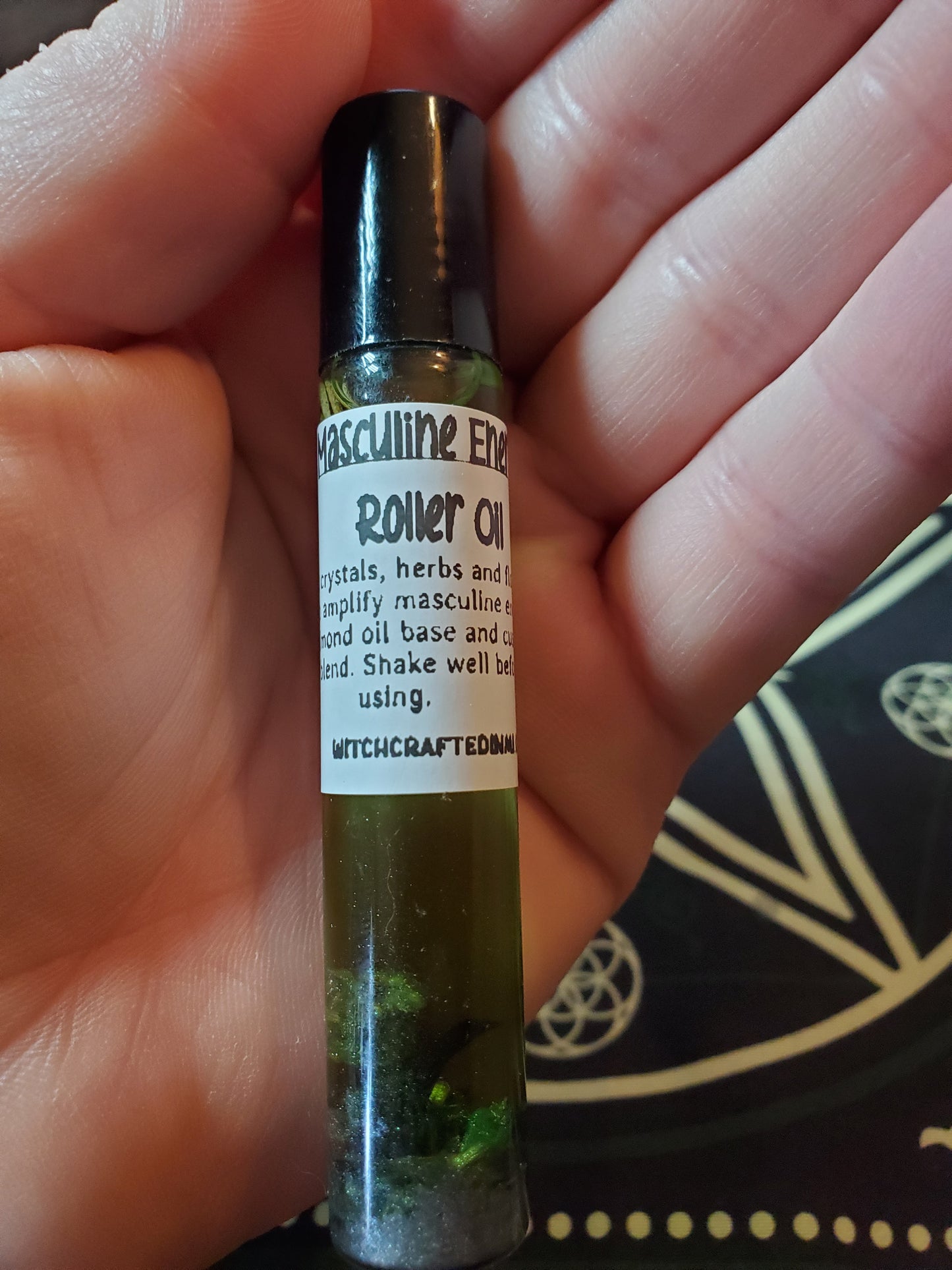 Masculine Energy Roller Oil Perfume Holistic Health Beauty Large