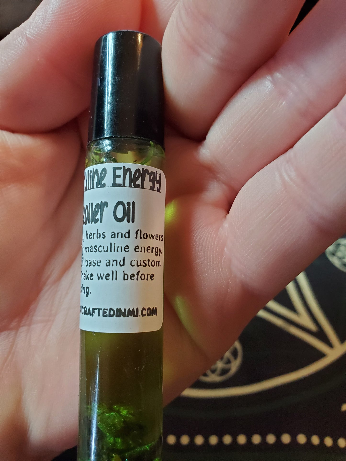 Masculine Energy Roller Oil Perfume Holistic Health Beauty Large