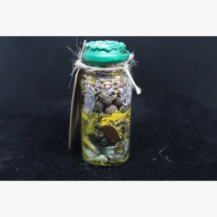Enchanted Luck Spell Jar Witch Witchy Witchcraft Wicca Wiccan Pagan Metaphysical