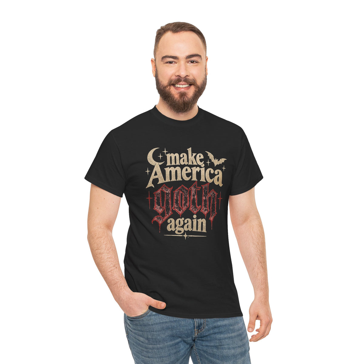 Make America Goth Again T-Shirt Dark Horror Tee Alternative Clothing