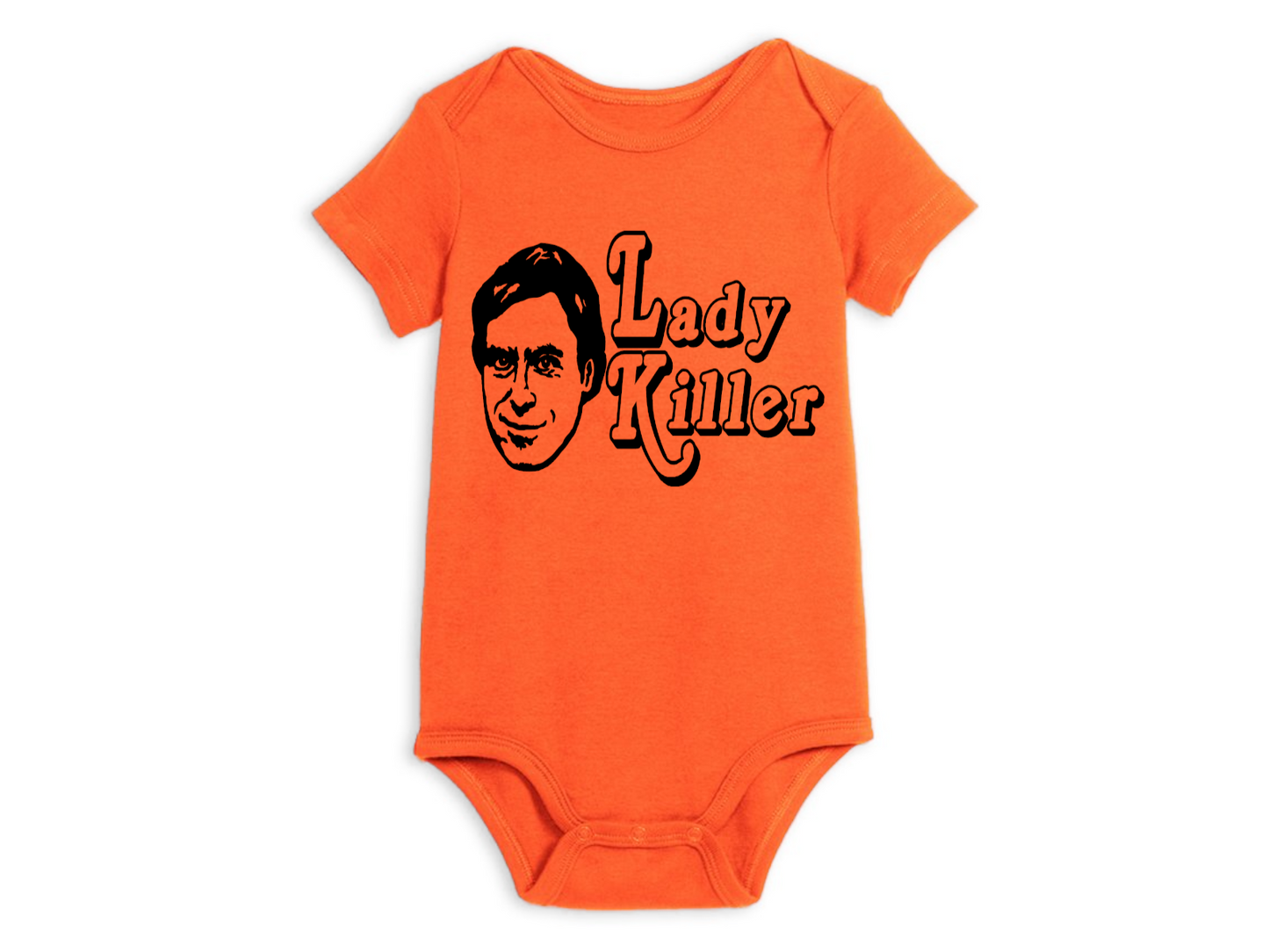 Ted Bundy Lady Killer Zodiac True Crime Childrens Bodysuit Newborn 24 Months Horror Halloween