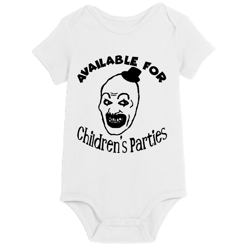 Terrifier Art the Clown Parties Childrens Bodysuit Newborn 24 Months Horror Halloween