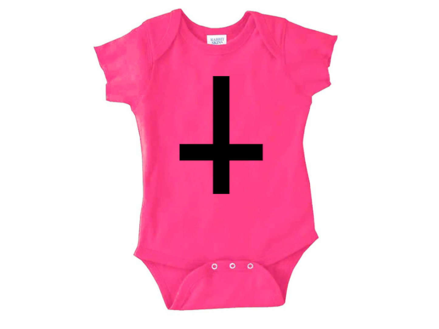 Inverted Cross Childrens Bodysuit Newborn 24 Months Horror Halloween