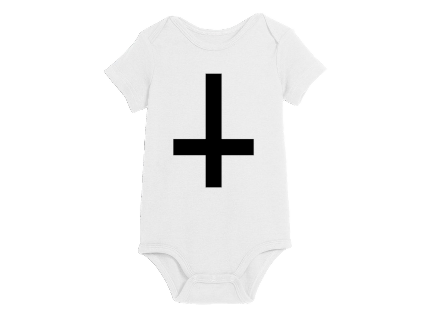 Inverted Cross Childrens Bodysuit Newborn 24 Months Horror Halloween