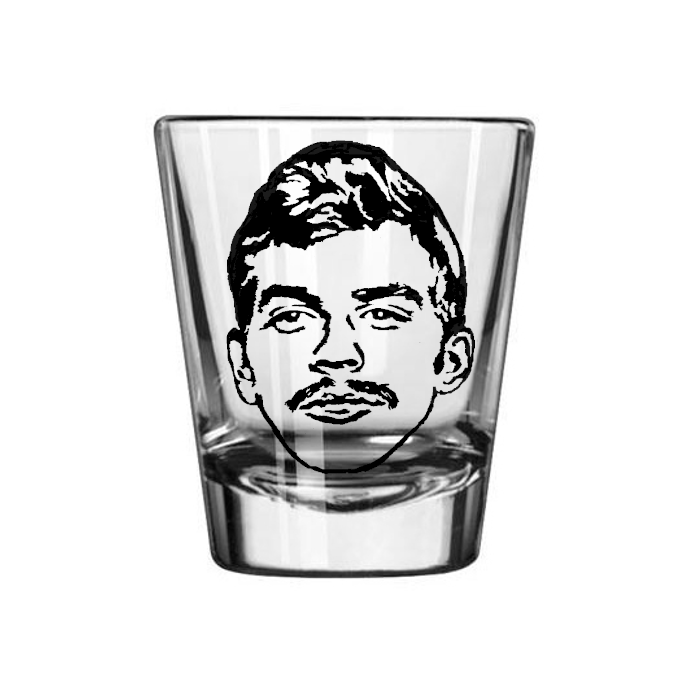 Jeffrey Dahmer True Crime Shot Glass Barware Horror Halloween Metaphysical