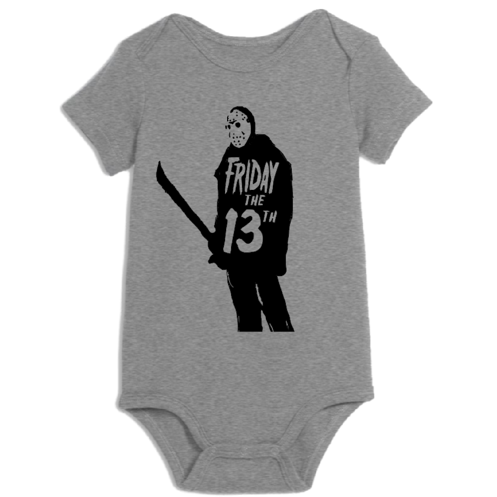 Jason Vorhees Friday the 13th Childrens Bodysuit Newborn 24 Months Horror Halloween