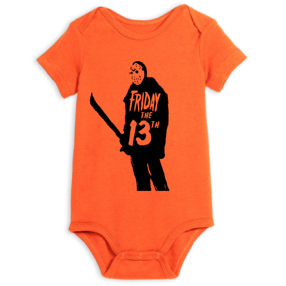Jason Vorhees Friday the 13th Childrens Bodysuit Newborn 24 Months Horror Halloween