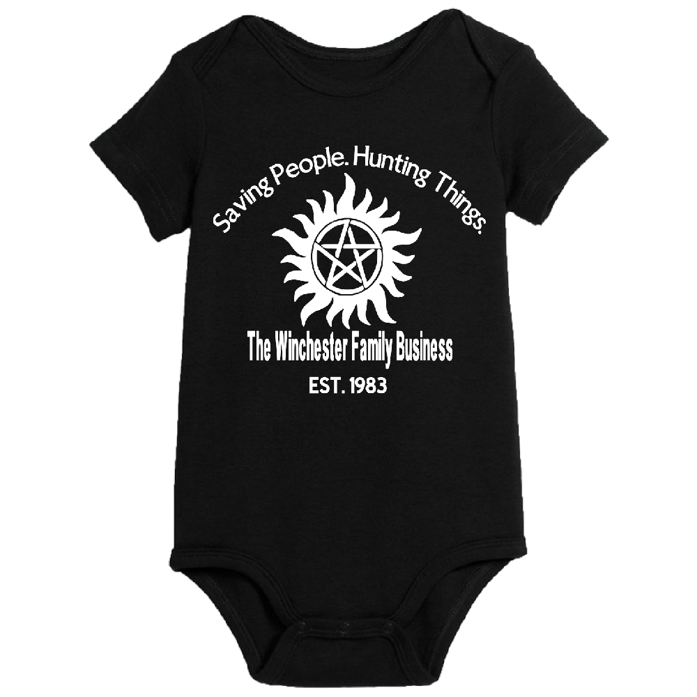 Supernatural Winchester Childrens Bodysuit Newborn 24 Months Horror Halloween
