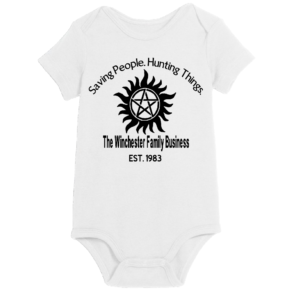 Supernatural Winchester Childrens Bodysuit Newborn 24 Months Horror Halloween