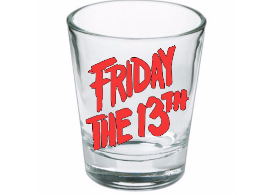 Jason Vorhees Friday the 13th Shot Glass Barware Horror Halloween Metaphysical