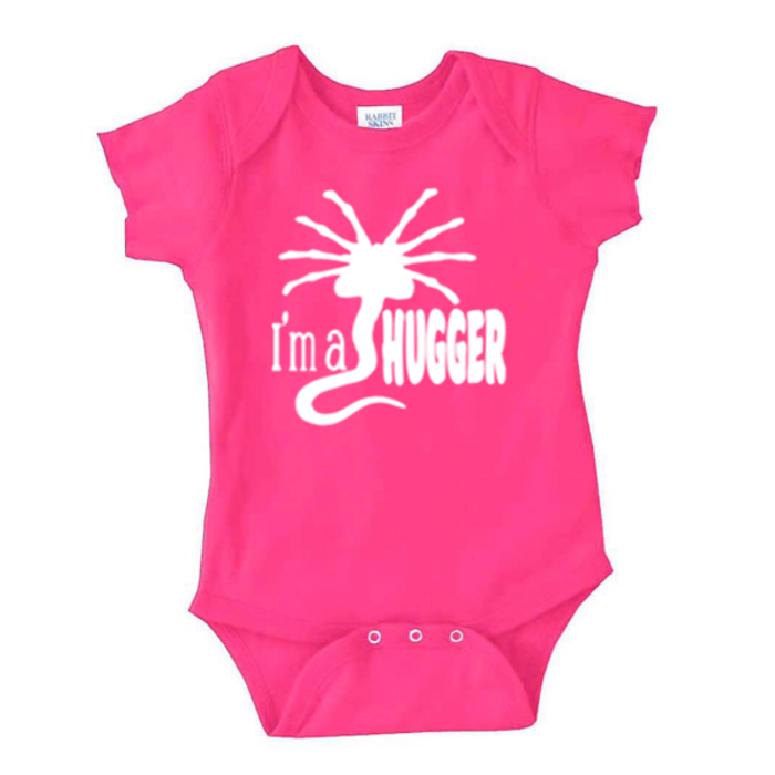 Alien I'm a Hugger Childrens Bodysuit Newborn 24 Months Horror Halloween