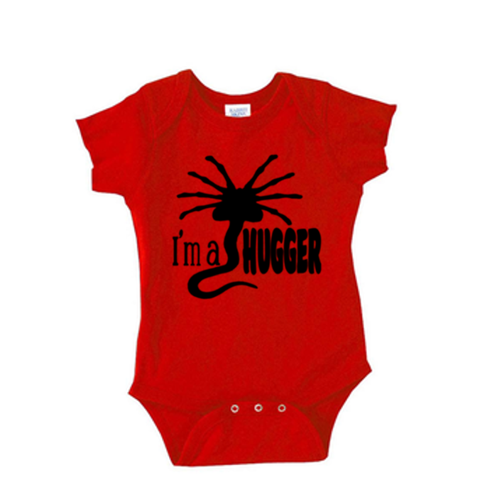 Alien I'm a Hugger Childrens Bodysuit Newborn 24 Months Horror Halloween