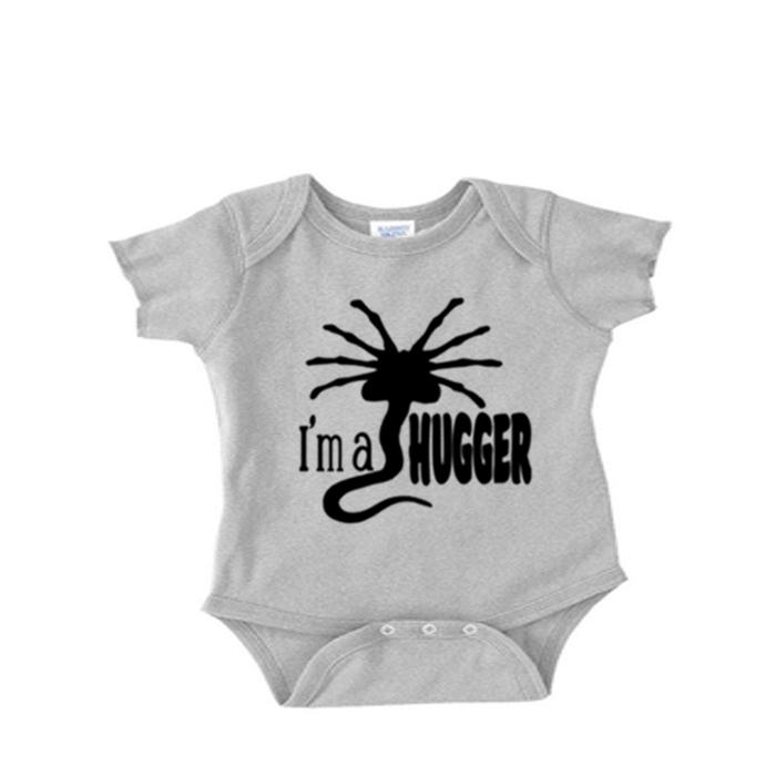 Alien I'm a Hugger Childrens Bodysuit Newborn 24 Months Horror Halloween