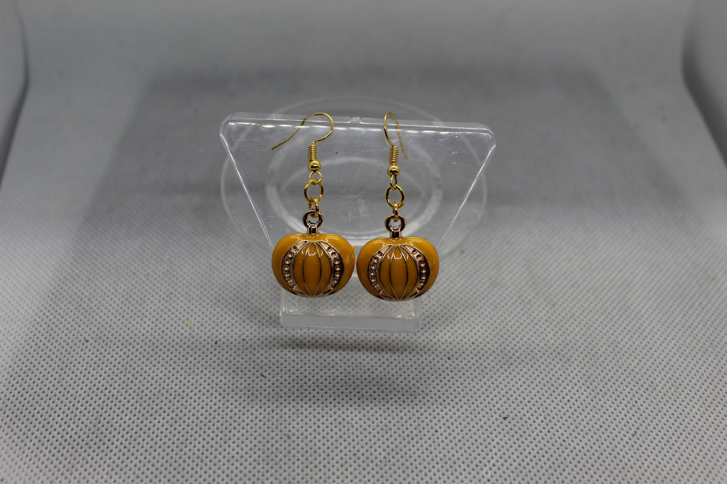 Pumpkin Drop Earrings Jewelry Spooky Halloween Witchy