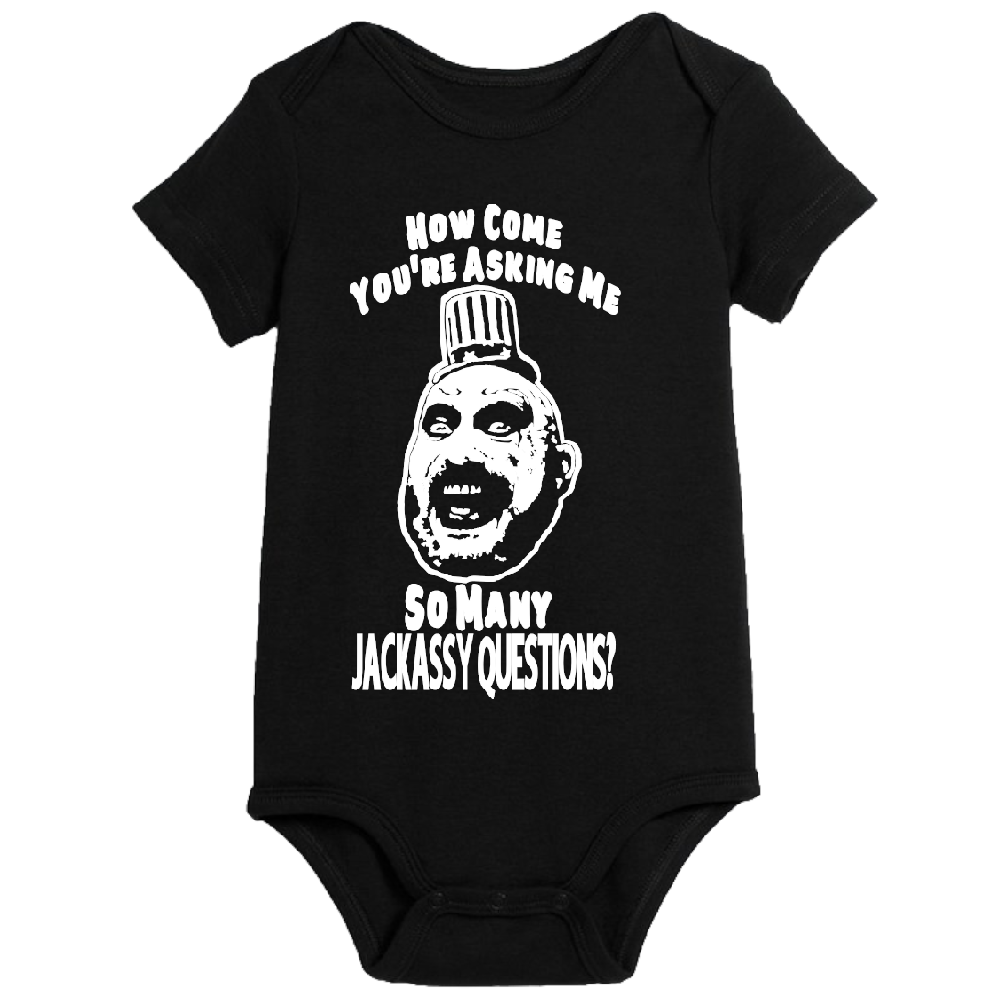 Captain Spaulding Jackassy House 1000 Corpses Childrens Bodysuit Newborn 24 Months Horror Halloween
