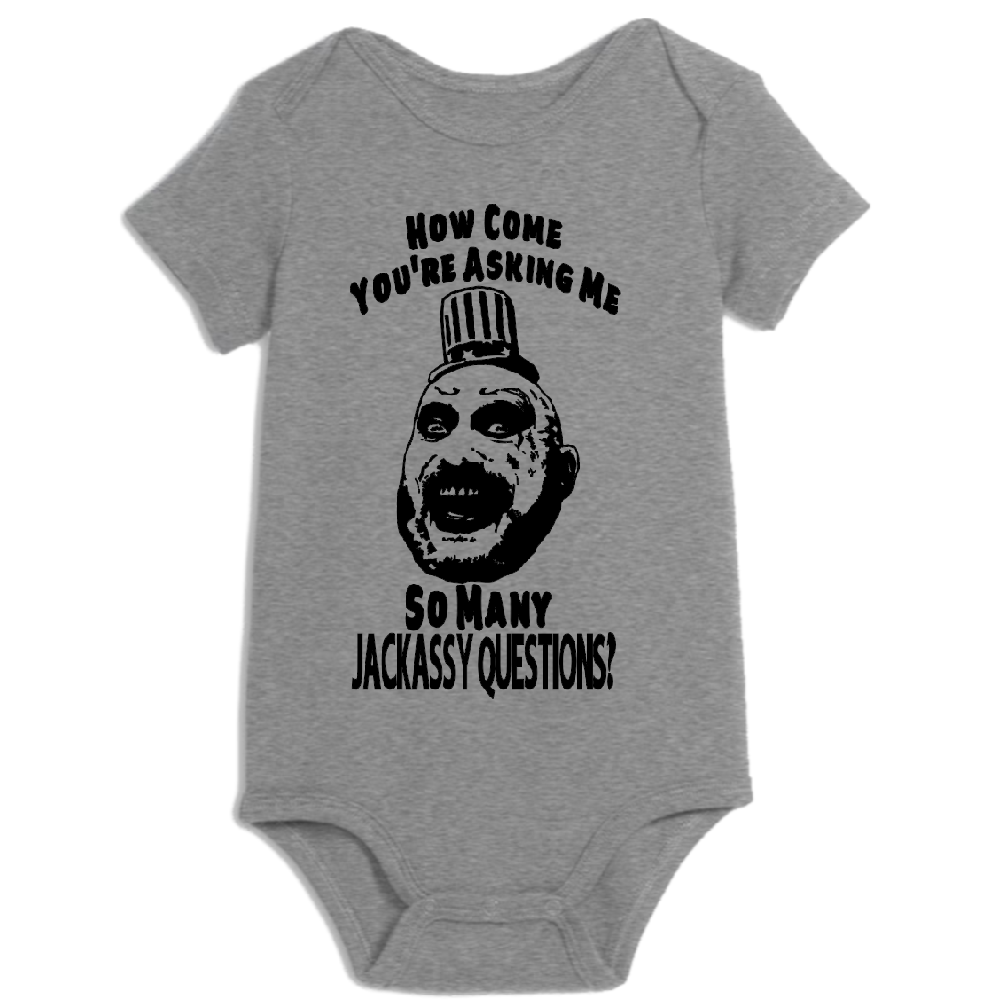 Captain Spaulding Jackassy House 1000 Corpses Childrens Bodysuit Newborn 24 Months Horror Halloween