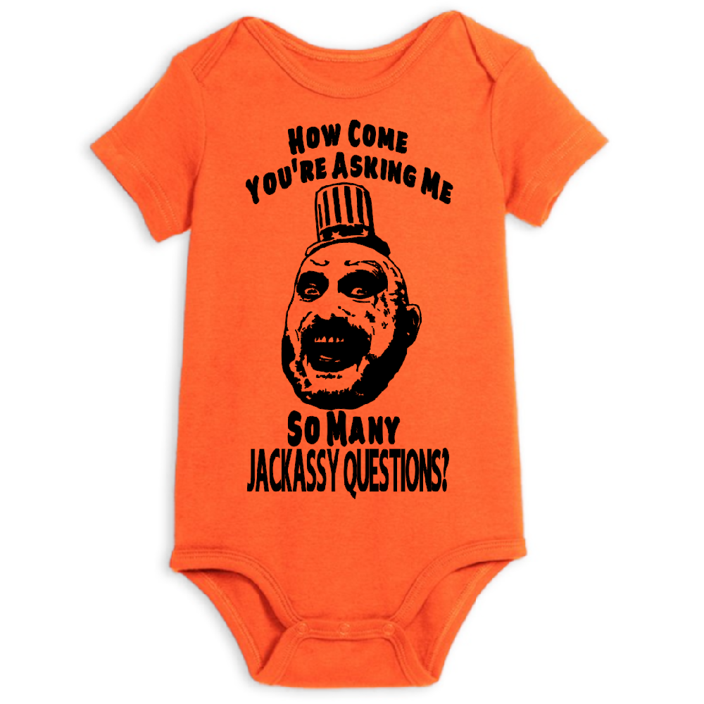 Captain Spaulding Jackassy House 1000 Corpses Childrens Bodysuit Newborn 24 Months Horror Halloween