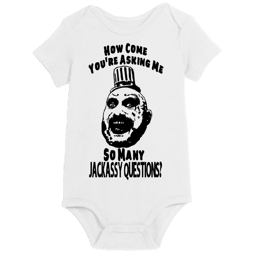 Captain Spaulding Jackassy House 1000 Corpses Childrens Bodysuit Newborn 24 Months Horror Halloween