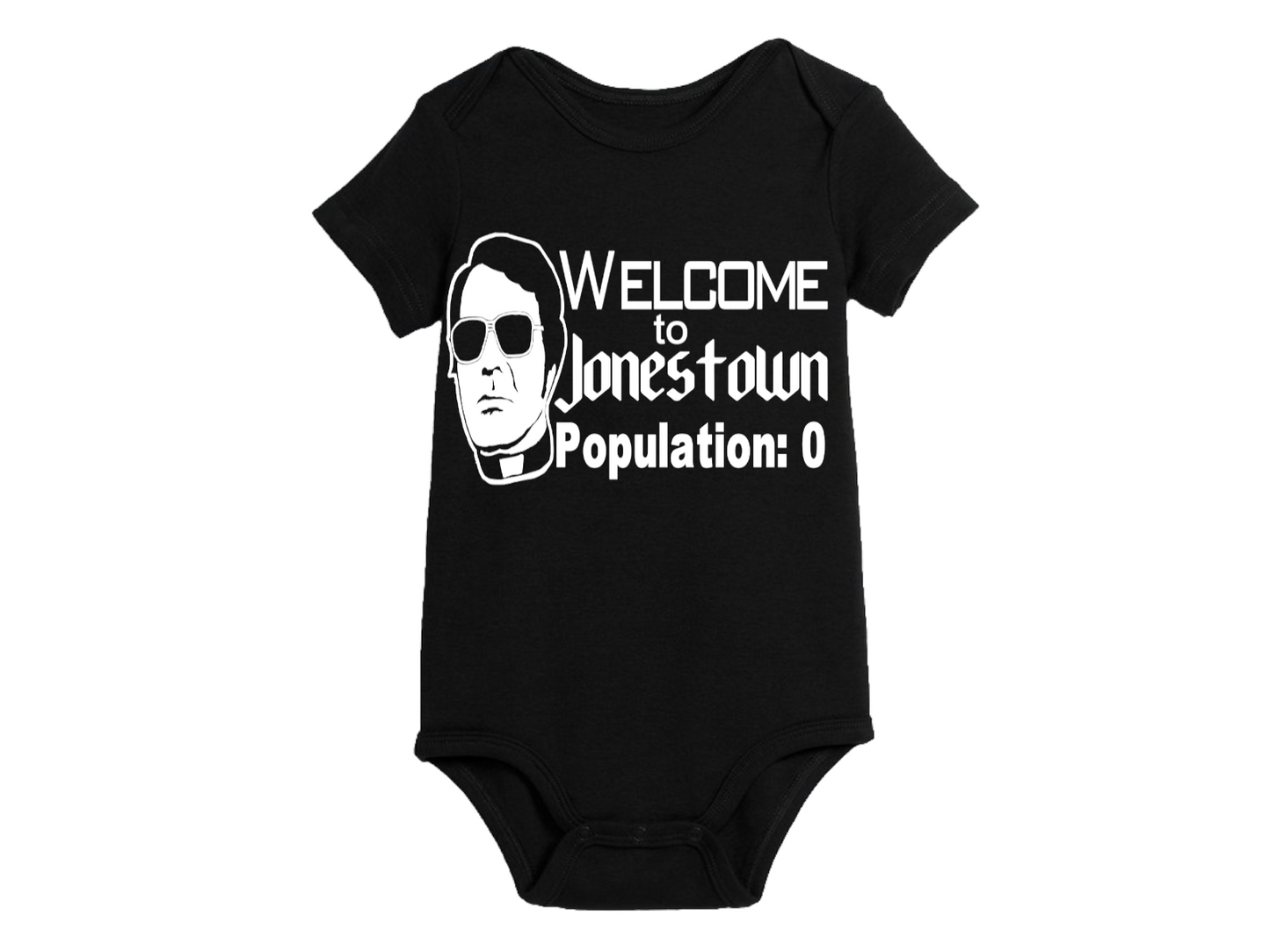 Jonestown Jim Jones True Crime Childrens Bodysuit Newborn 24 Months Horror Halloween