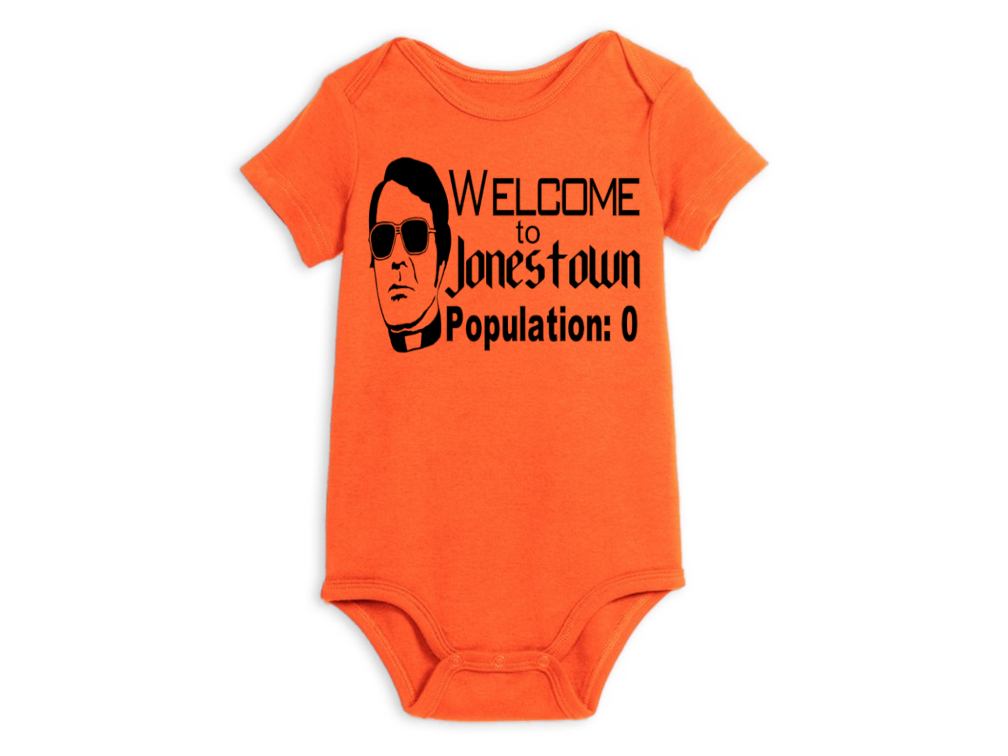 Jonestown Jim Jones True Crime Childrens Bodysuit Newborn 24 Months Horror Halloween