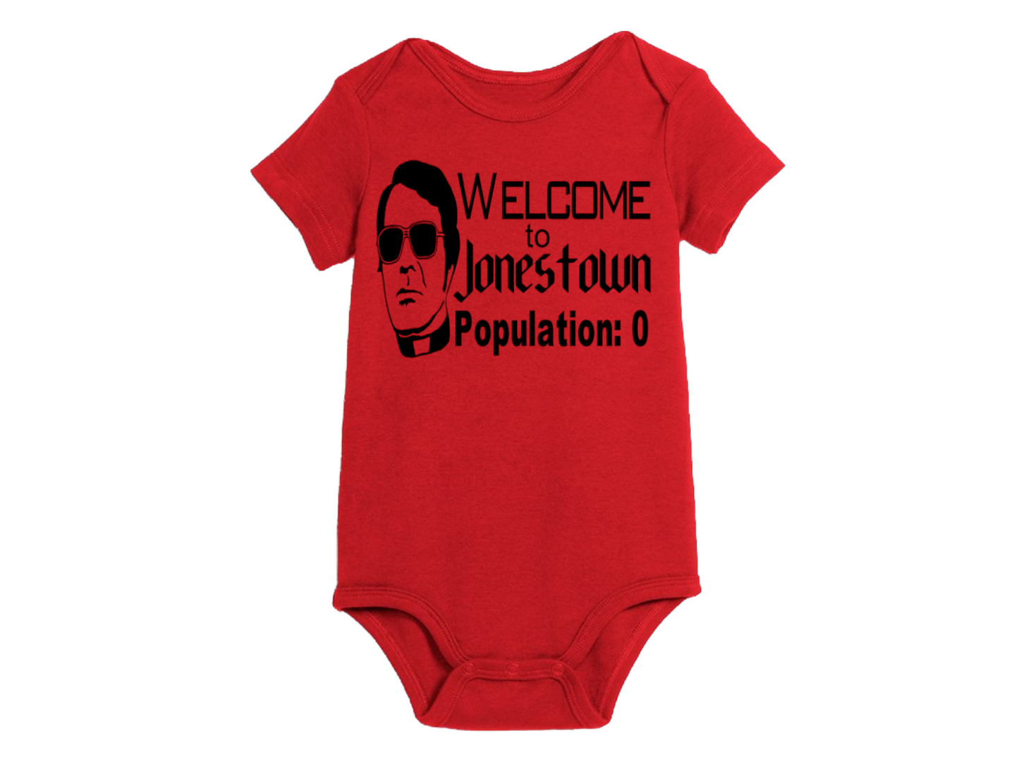 Jonestown Jim Jones True Crime Childrens Bodysuit Newborn 24 Months Horror Halloween