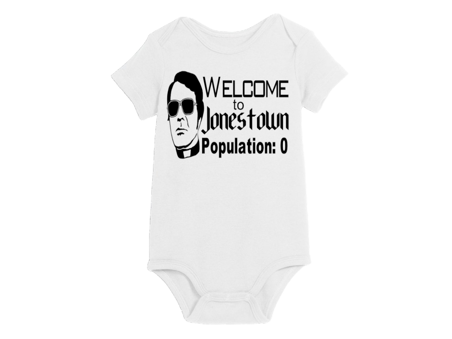 Jonestown Jim Jones True Crime Childrens Bodysuit Newborn 24 Months Horror Halloween