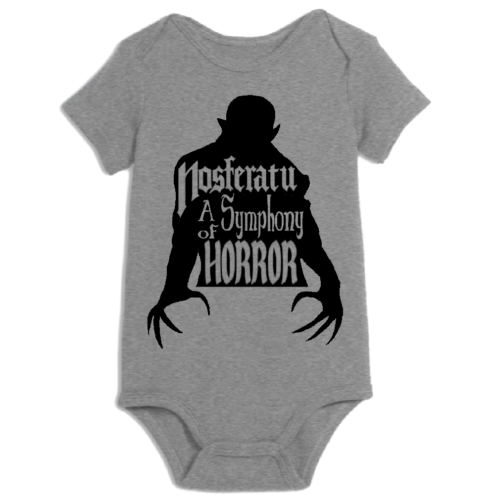 Nosferatu Universal Monsters Childrens Bodysuit Newborn 24 Months Horror Halloween