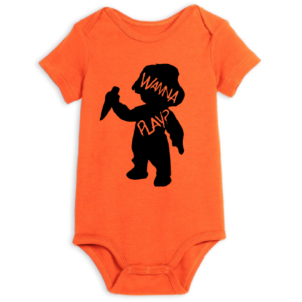Chucky Child's Play Childrens Bodysuit Newborn 24 Months Horror Halloween