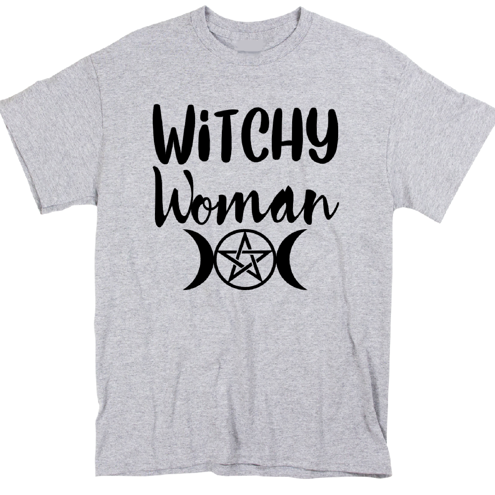 Witchy Woman Unisex Shirt Tee Horror Halloween Metaphysical
