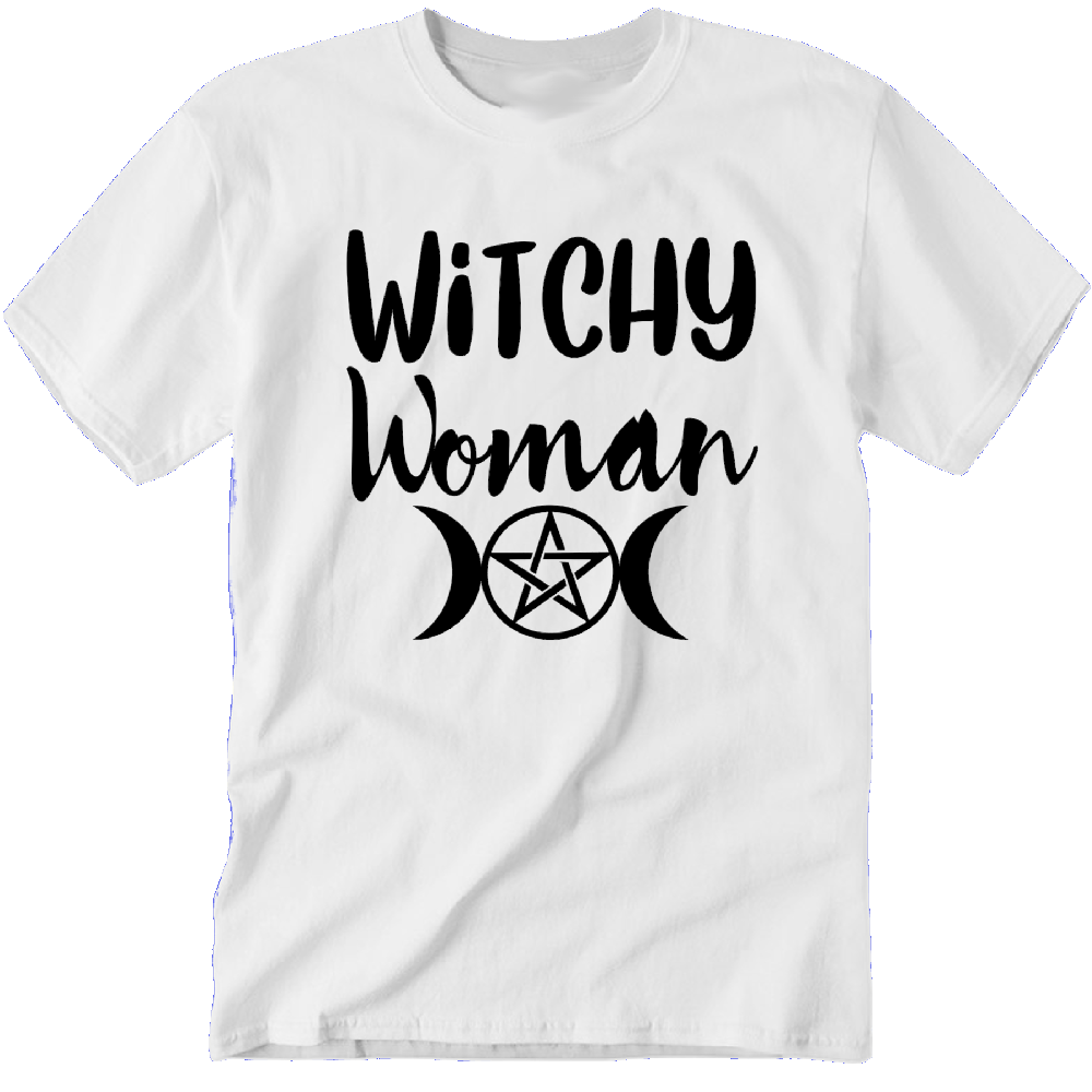 Witchy Woman Unisex Shirt Tee Horror Halloween Metaphysical