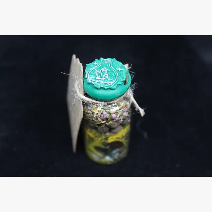 Enchanted Luck Spell Jar Witch Witchy Witchcraft Wicca Wiccan Pagan Metaphysical