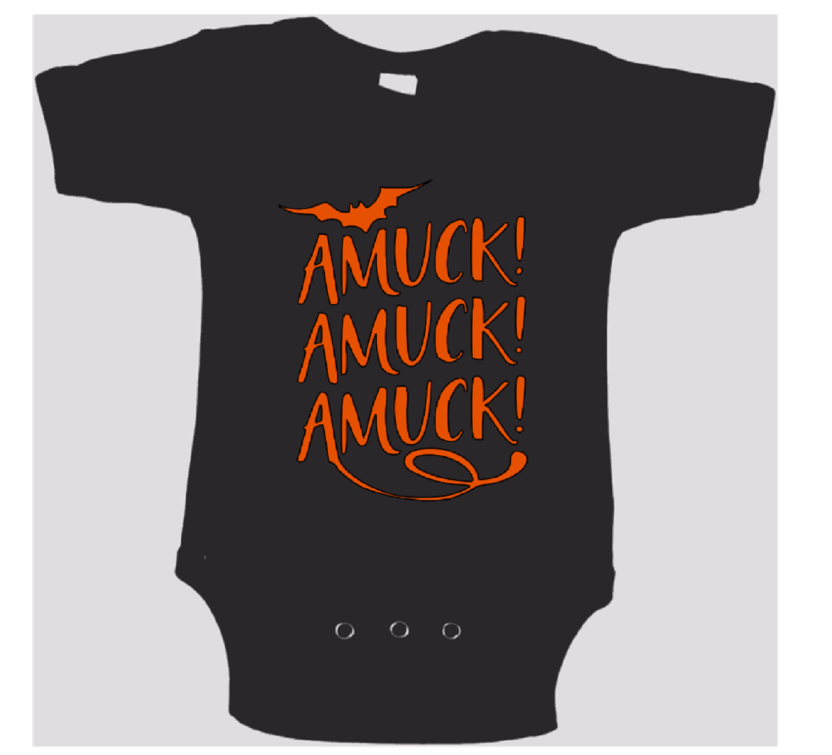 Amuck Hocus Pocus Childrens Bodysuit Newborn 24 Months Horror Halloween
