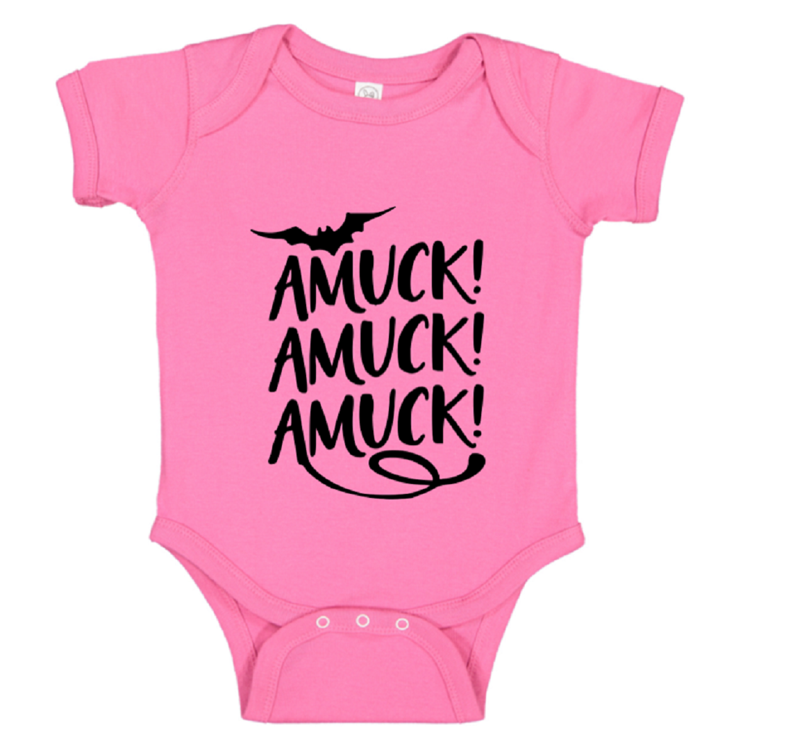 Amuck Hocus Pocus Childrens Bodysuit Newborn 24 Months Horror Halloween