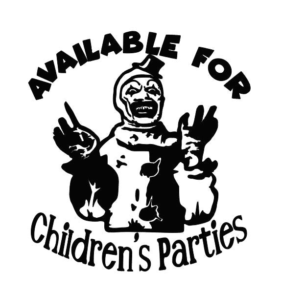 Art the Clown Terrifier Vinyl Decal Sticker Halloween Horror Metaphysical