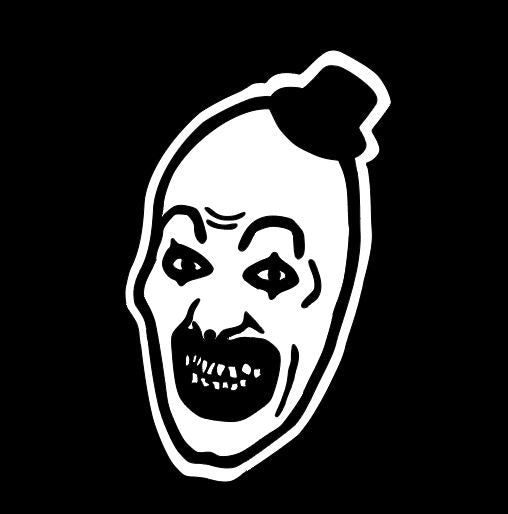 Art the Clown Terrifier Vinyl Decal Sticker Halloween Horror Metaphysical