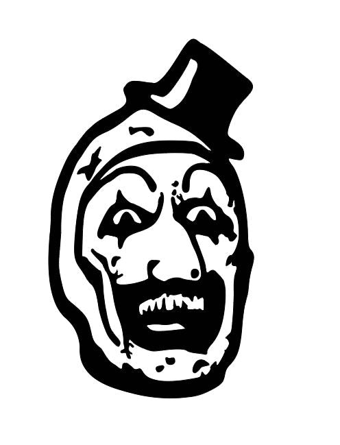 Art the Clown Terrifier Vinyl Decal Sticker Halloween Horror Metaphysical