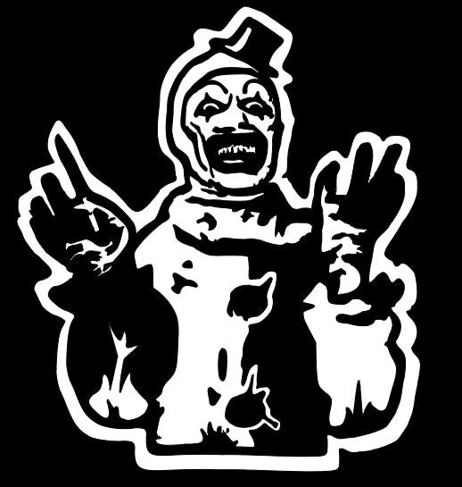 Art the Clown Terrifier Vinyl Decal Sticker Halloween Horror Metaphysical