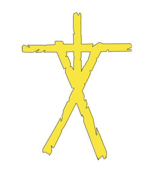 Blair Witch Project Cross Vinyl Decal Sticker Halloween Horror
