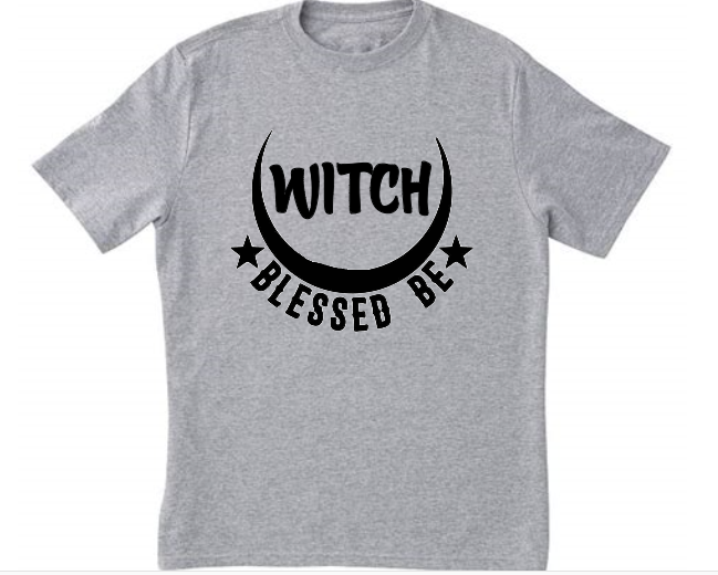 Blessed Be Witch Unisex Shirt Tee Clothing Horror Halloween