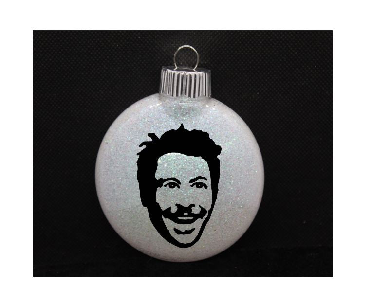 Charlie Always Sunny in Philadelphia Glitter Christmas Ornament Shatterproof Horror