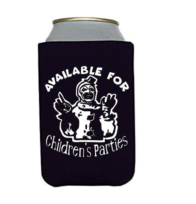 Art the Clown Terrifier Koozie Can Cooler Holder Horror True Crime Oddity Witchcraft