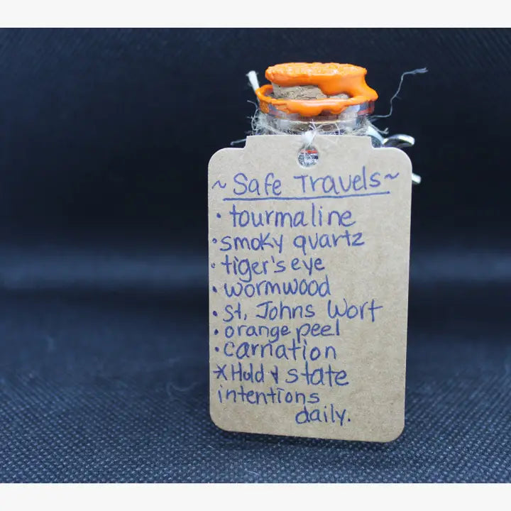Wanderlust Safe Travels Spell Jar Witch Witchy Witchcraft Wicca Wiccan Pagan Metaphysical