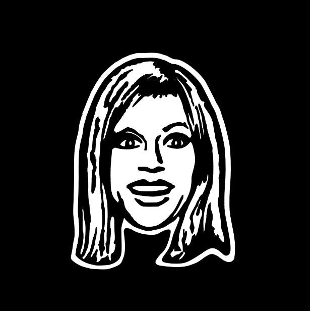 Dee Always Sunny Philadelphia Vinyl Decal Sticker Halloween Horror